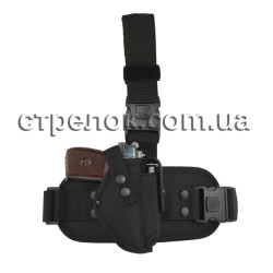 Кобура на стегно Стрілок для ПМ, чорна