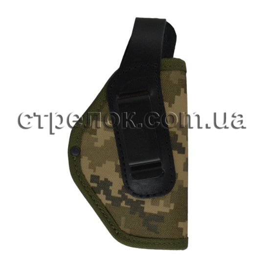 Кобура поясная Стрелок для ПМ, синтетическая со скобой, camo 1