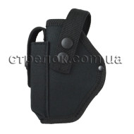 Кобура поясная Стрелок для ПМ с подсумком под магазин, черная (для левши)
