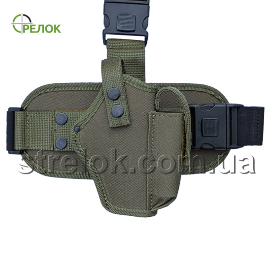 Кобура на стегно Стрілок для Glock, олива Кобура на стегно Стрілок для Glock, олива