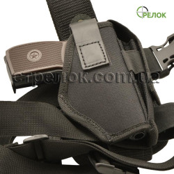 Кобура набедренная Медан 1253 для ПМ/Форт-12, черная Кобура набедренная Медан 1253 для ПМ/Форт-12, черная