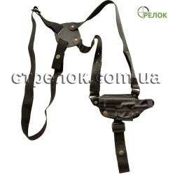 Кобура оперативная Медан 1001 для Форт-12, кожаная формованная трехслойная (для левши)