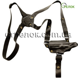 Кобура оперативная Медан 1001 для Форт-17, кожаная формованная трехслойная (для левши)