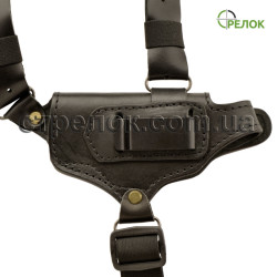 Кобура оперативная Медан 1003 для Ekol Major, кожаная со скобой (для левши) Кобура оперативная Медан 1003 для Ekol Major, кожаная со скобой (для левши)