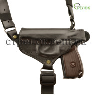 Кобура оперативная Медан 1004 для ПМ, кожаная формованная (для левши)