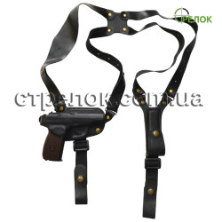 Кобура оперативная Медан 1008 для ПМ с подсумком под магазин трехслойная