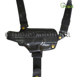 Кобура оперативная Медан 1001 для Глок-17, кожаная формованная трехслойная Кобура оперативная Медан 1001 для Глок-17, кожаная формованная трехслойная