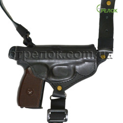 Кобура оперативная Медан 1004 для ПМ, кожаная формованная