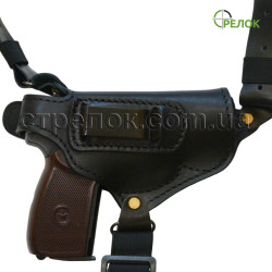 Кобура оперативная Медан 1006 для ПМ, кожаная со скобой