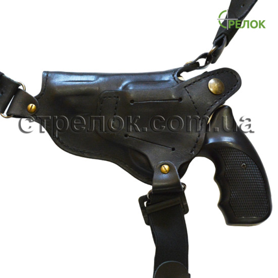 Кобура оперативная Медан 1007 для револьвера 3, кожаная формованная