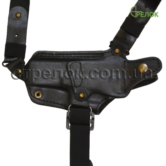 Кобура оперативная Медан 1004 для Глок-17, кожаная формованная