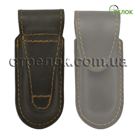 Кожаный чехол Медан 2418 для складного ножа, коричневый