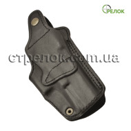 Кобура поясная Медан 1100 для Глок-17, кожаная формованная (для левши)