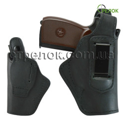 Кобура поясная Медан 1104 для ПМ, кожаная со скобой