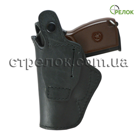 Кобура поясная Медан 1104 для ПМ, кожаная со скобой