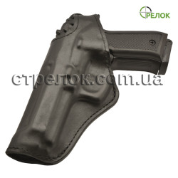 Кобура поясная Медан 1107 для Beretta 92, кожаная формованная (для левши)