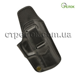 Кобура поясная Медан 1114 для Форт-17, кожаная формованная трехслойная