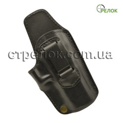 Кобура поясная Медан 1114 для Глок-17, кожаная формованная трехслойная