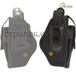 Кобура поясная Медан 1155 для Форт-12 с подсумком под магазин