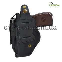 Кобура поясная Медан 1155 для ПМ с подсумком под магазин