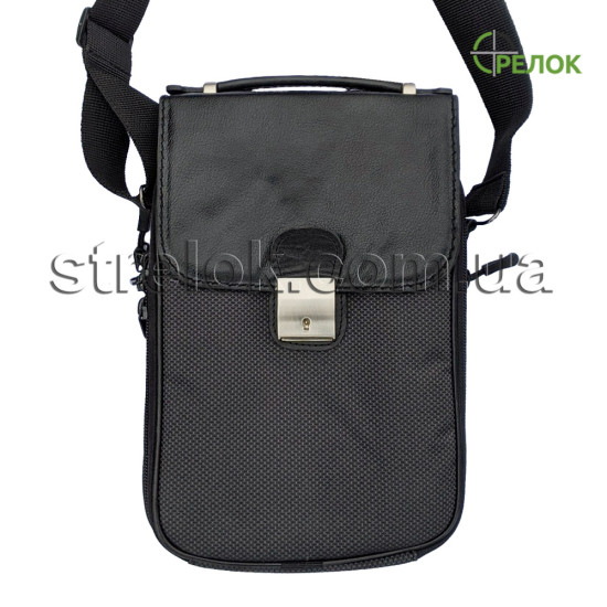 Сумка-кобура комбинированная плечевая Медан 1455, черная
