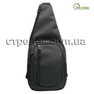 Сумка синтетическая плечевая с кобурой Медан 1458 черная