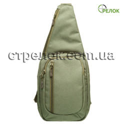 Сумка синтетическая плечевая с кобурой Медан 1458 олива