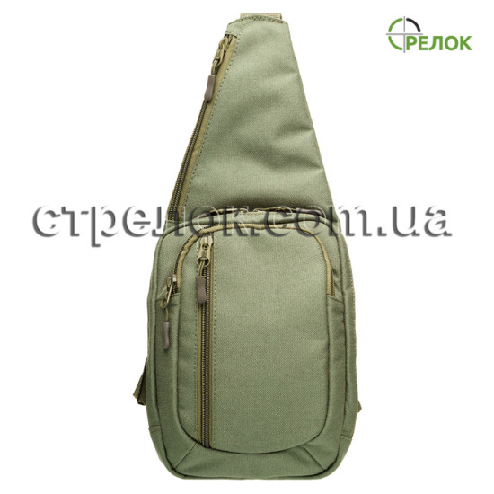 Сумка синтетическая плечевая с кобурой Медан 1458 олива