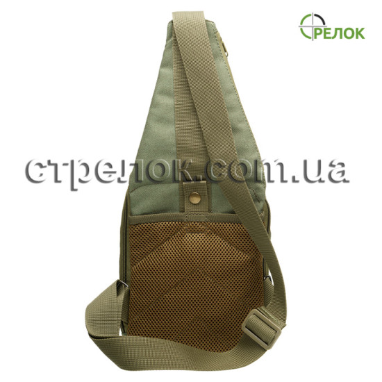 Сумка синтетическая плечевая с кобурой Медан 1458 олива
