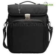 Сумка синтетическая плечевая с кобурой Медан 1454 черная