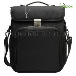 Сумка синтетическая плечевая с кобурой Медан 1454 черная