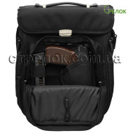 Сумка синтетическая плечевая с кобурой Медан 1454 черная