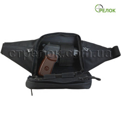 Сумка синтетическая поясная с кобурой Медан 1452