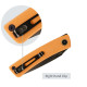 Ніж складний SRM Air 105M-GJ Orange 14C28N G10