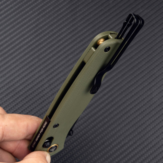 Ніж складний SRM Medal 255L-GP2 зелений – сталь 10Cr15CoMoV, G10, EDC