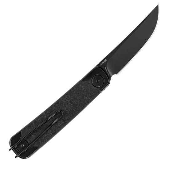 Ніж складний SRM Enso 131M GB Black, Sandvik 14C28N, G10