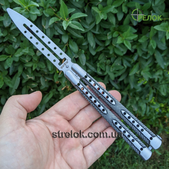 Ніж балісонг Grandway 190106-B тренувальний (на заклепках)