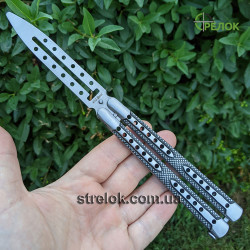 Ніж балісонг Grandway 190106-B тренувальний (на заклепках)