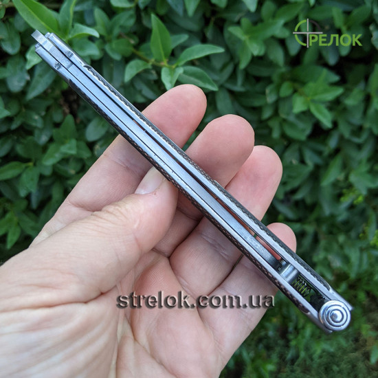 Ніж балісонг Grandway 190106-B тренувальний (на заклепках)