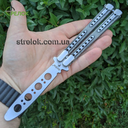 Ніж балісонг Grandway 190106-C тренувальний (на заклепках)