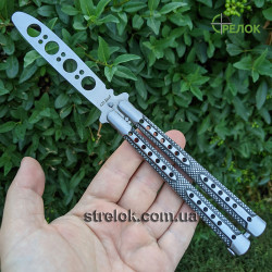 Ніж балісонг Grandway 190106-C тренувальний (на заклепках)