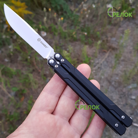Ніж-метелик (балісонг) Ganzo G766-BK