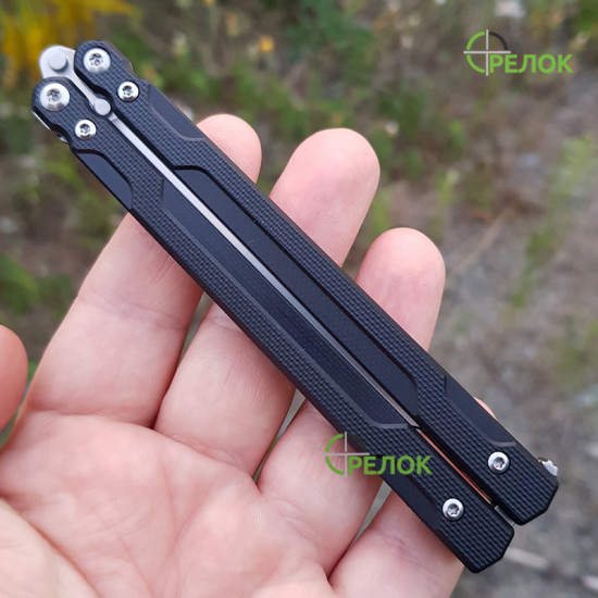 Ніж-метелик (балісонг) Ganzo G766-BK