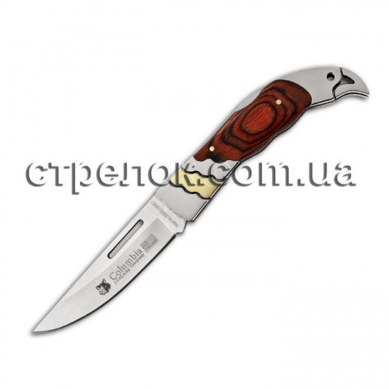 Нож складной Columbia 190 (рукоять - дерево,металл)