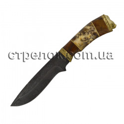 Нож охотничий Кабан дамаск