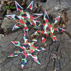 Набор семиконечных сюрикенов (3 штуки) CAMO