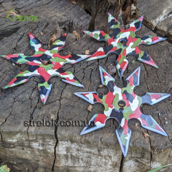 Набор семиконечных сюрикенов (3 штуки) CAMO