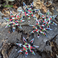 Набор семиконечных сюрикенов (5 штук) CAMO