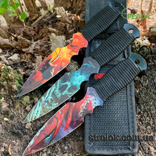 Ножи метательные Grandway 19700 (3 в 1)