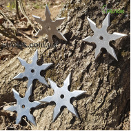 Набор шестиконечных сюрикенов (5 штук)